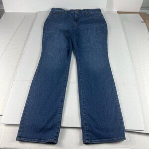 Not Your Daughters Jeans Women's 36x31* Marilyn Straight Dark Blue Denim Tag 16